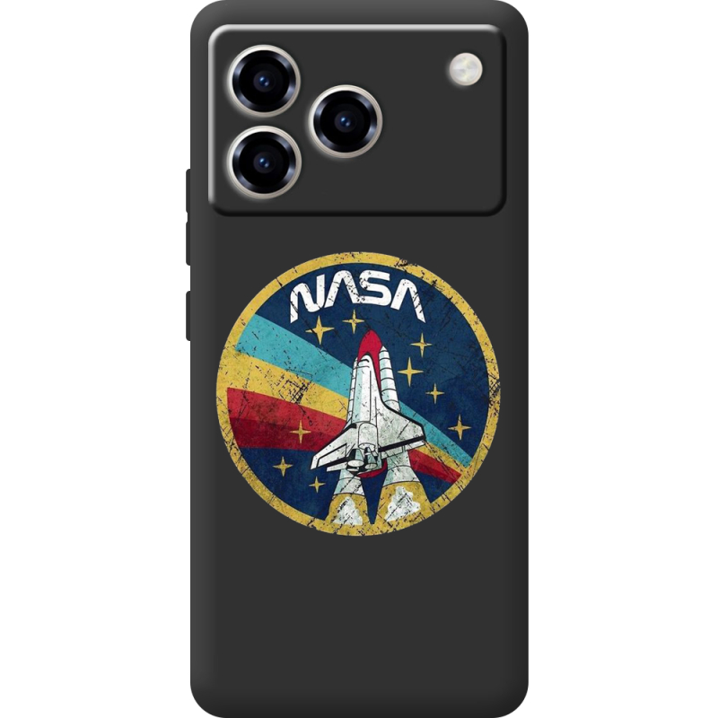 Чорний чохол BoxFace ZTE Blade A76 4G NASA