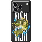 Чорний чохол BoxFace ZTE Blade A76 4G Fish