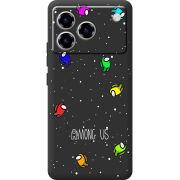 Чорний чохол BoxFace ZTE Blade A76 4G Among Us Invisible