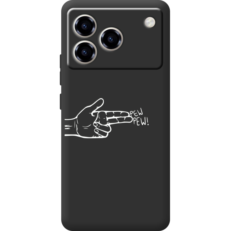 Чорний чохол BoxFace ZTE Blade A76 4G Pew Pew