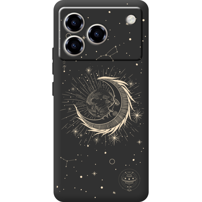 Чорний чохол BoxFace ZTE Blade A76 4G Moon