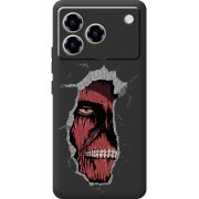 Чорний чохол BoxFace ZTE Blade A76 4G Нападение на Титана