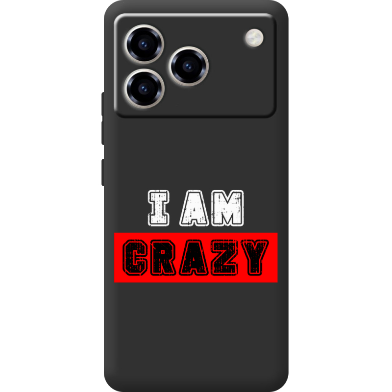 Чорний чохол BoxFace ZTE Blade A76 4G I'm Crazy
