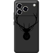 Чорний чохол BoxFace ZTE Blade A76 4G Deer