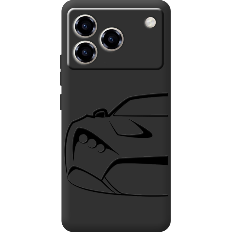 Чорний чохол BoxFace ZTE Blade A76 4G Sportcar