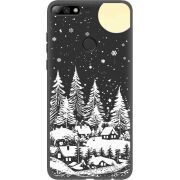 Черный чехол Uprint Huawei Y7 Prime 2018 / Honor 7C Pro 