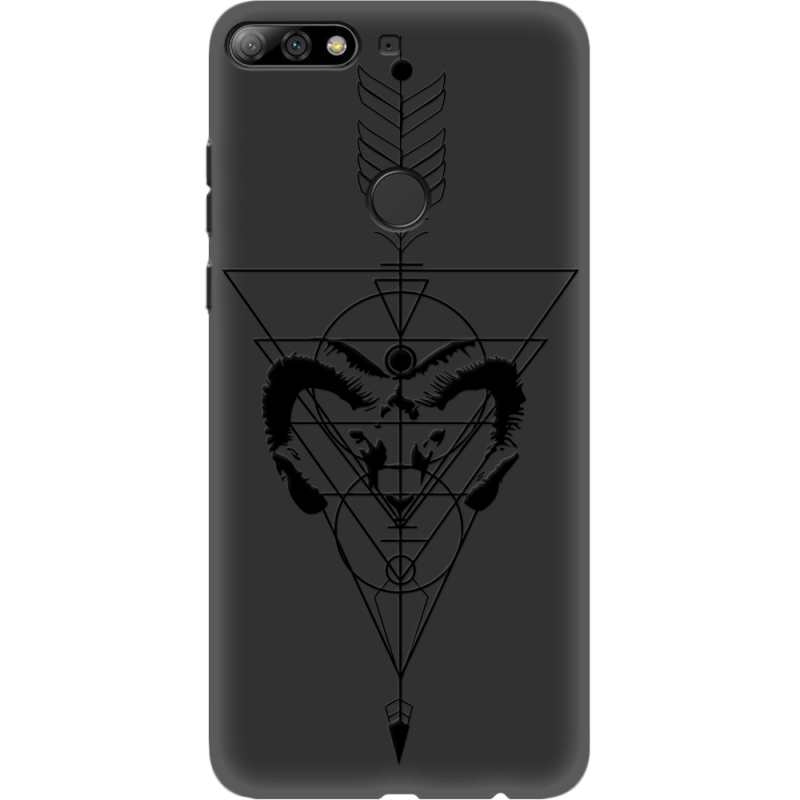 Черный чехол Uprint Huawei Y7 Prime 2018 / Honor 7C Pro 