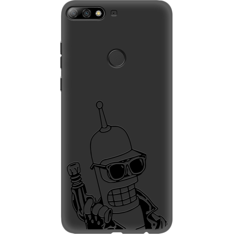 Черный чехол Uprint Huawei Y7 Prime 2018 / Honor 7C Pro 