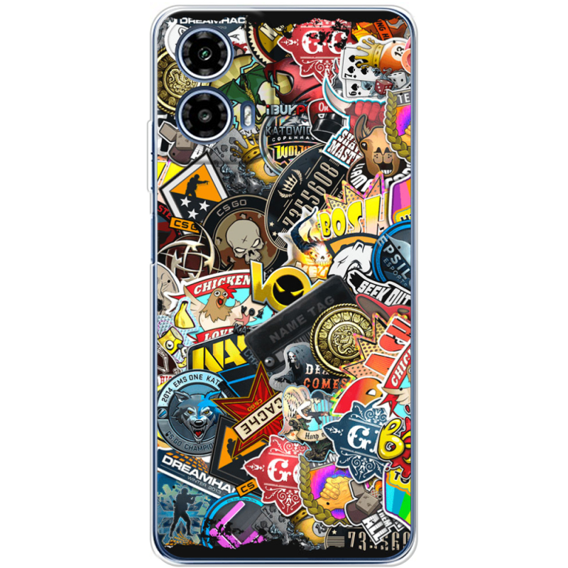 Чохол BoxFace Motorola Moto G35 CS:Go Stickerbombing