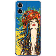 Чохол BoxFace Motorola Moto G35 Ukraine Girl