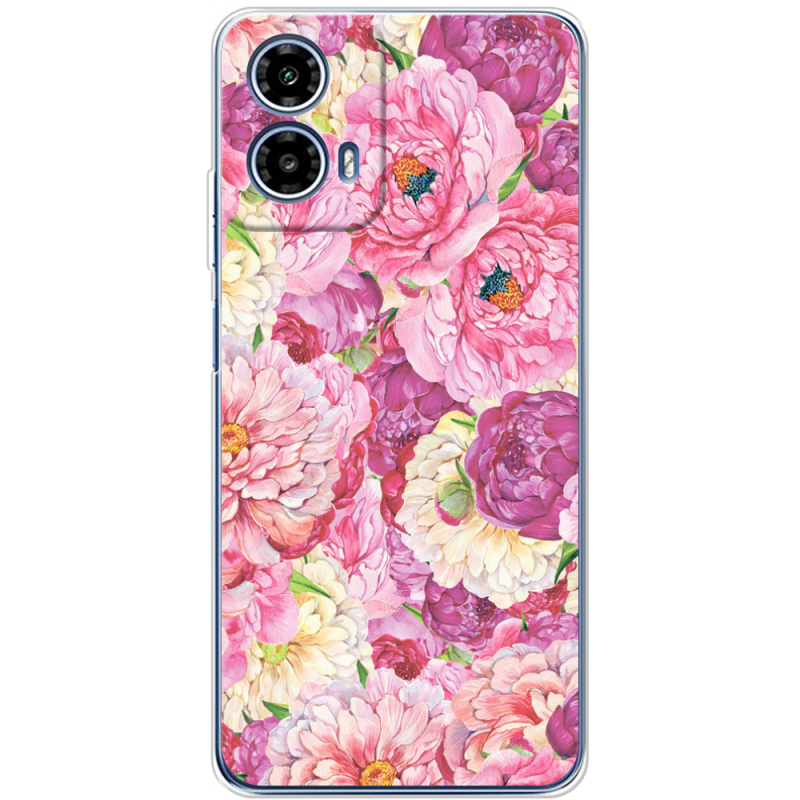 Чохол BoxFace Motorola Moto G35 Pink Peonies