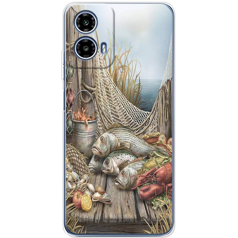 Чохол BoxFace Motorola Moto G35 Удачная рыбалка