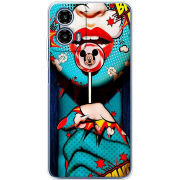 Чохол BoxFace Motorola Moto G35 Girl Pop Art