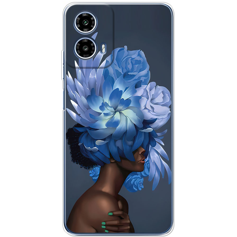 Чохол BoxFace Motorola Moto G35 Exquisite Blue Flowers