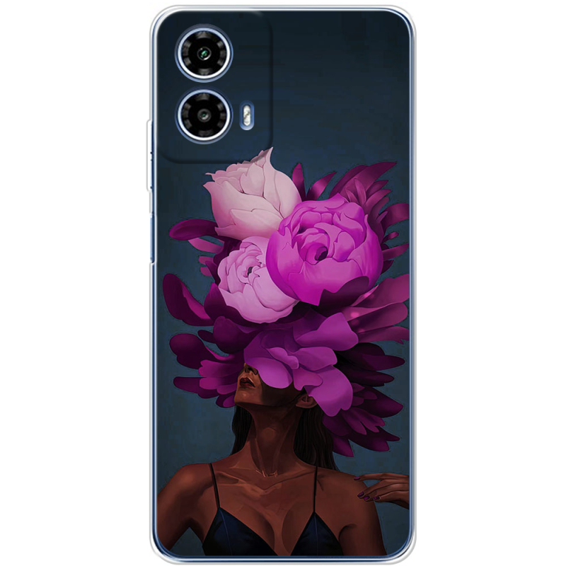 Чохол BoxFace Motorola Moto G35 Exquisite Purple Flowers