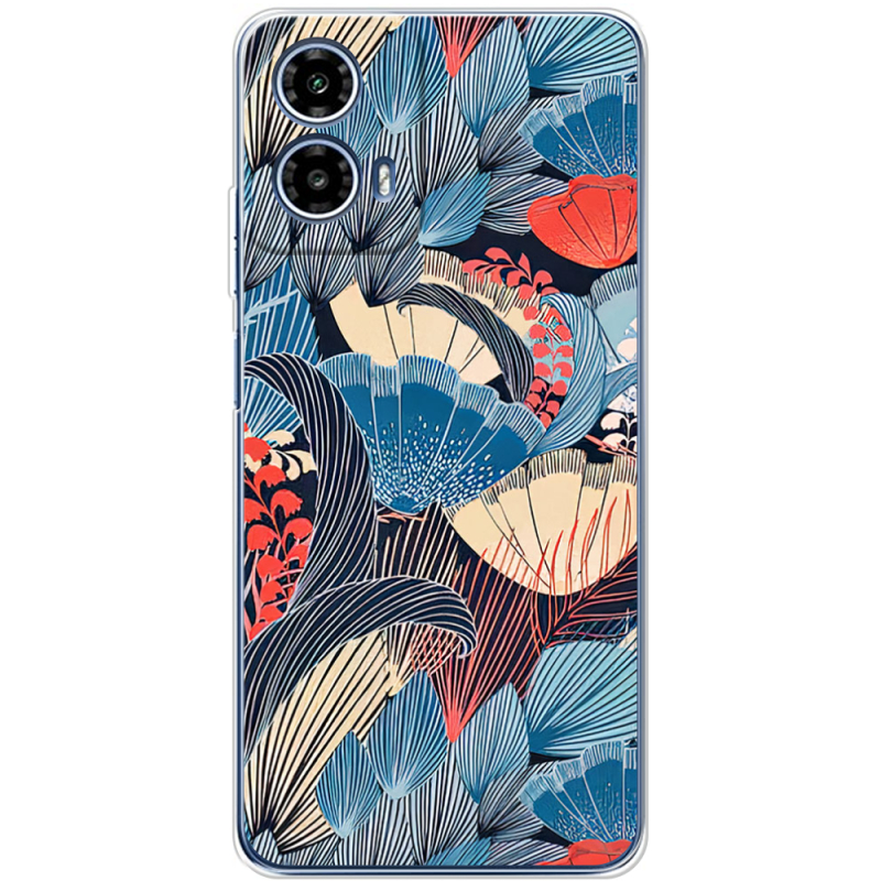 Чохол BoxFace Motorola Moto G35 Blue Herb