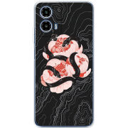 Чохол BoxFace Motorola Moto G35 Snake Rose
