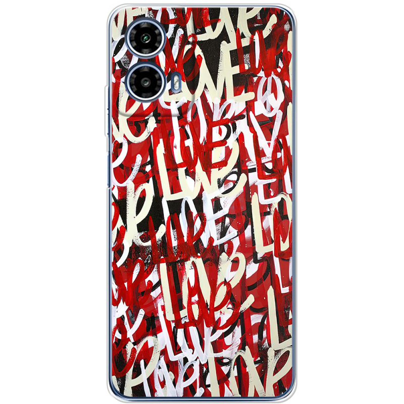 Чохол BoxFace Motorola Moto G35 Love Graffiti