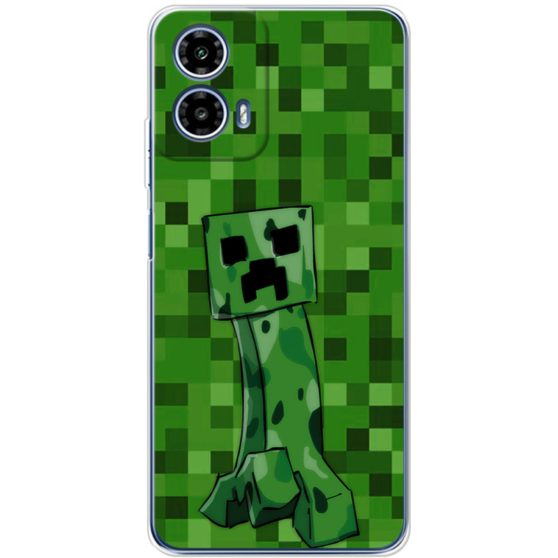 Чохол BoxFace Motorola Moto G35 Minecraft Creeper