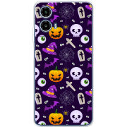 Чохол BoxFace Motorola Moto G35 Halloween Purple Mood