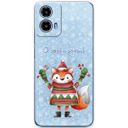 Чохол BoxFace Motorola Moto G35 Fox З новим роком!