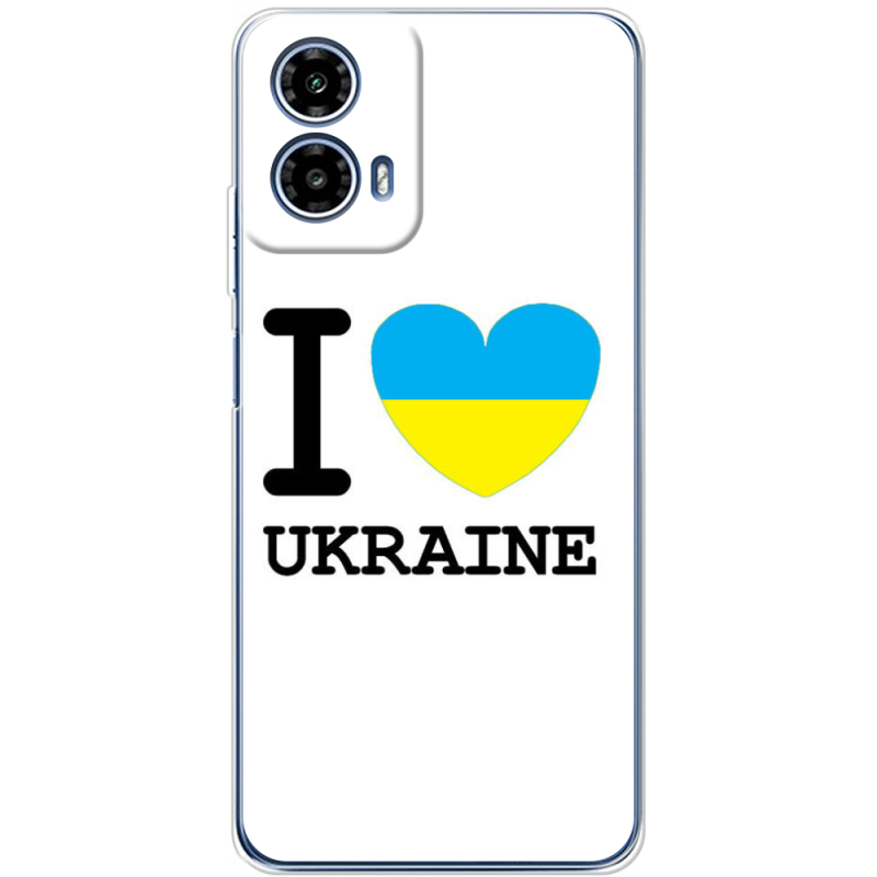 Чохол BoxFace Motorola Moto G35 I love Ukraine