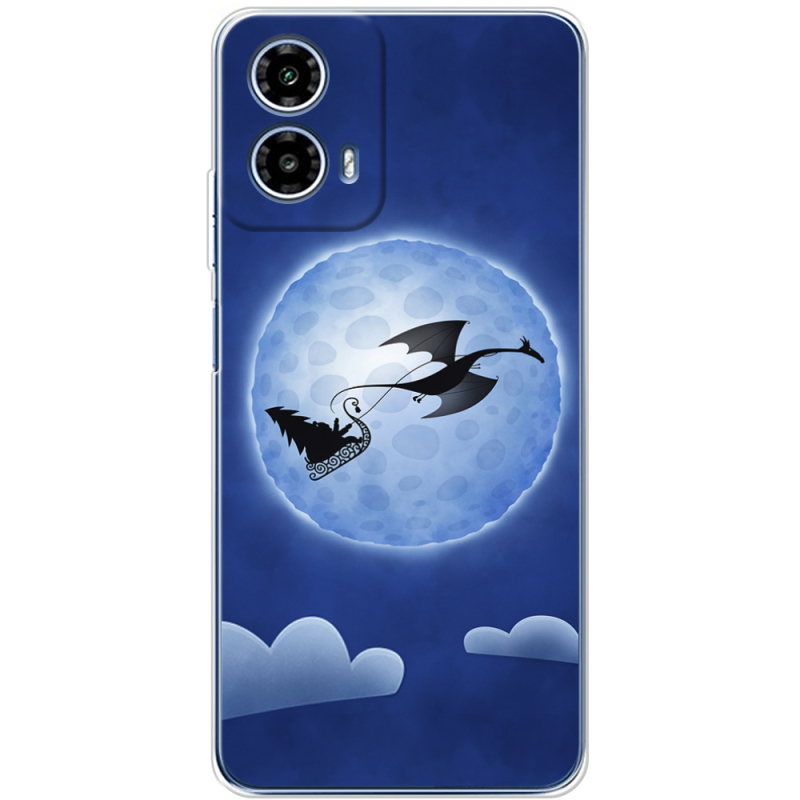Чохол BoxFace Motorola Moto G35 Christmas Dragon