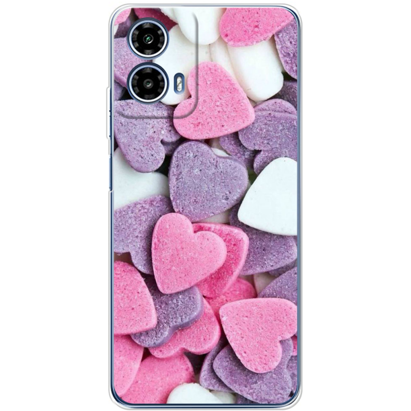Чохол BoxFace Motorola Moto G35 Сердечки