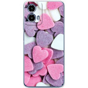 Чохол BoxFace Motorola Moto G35 Сердечки