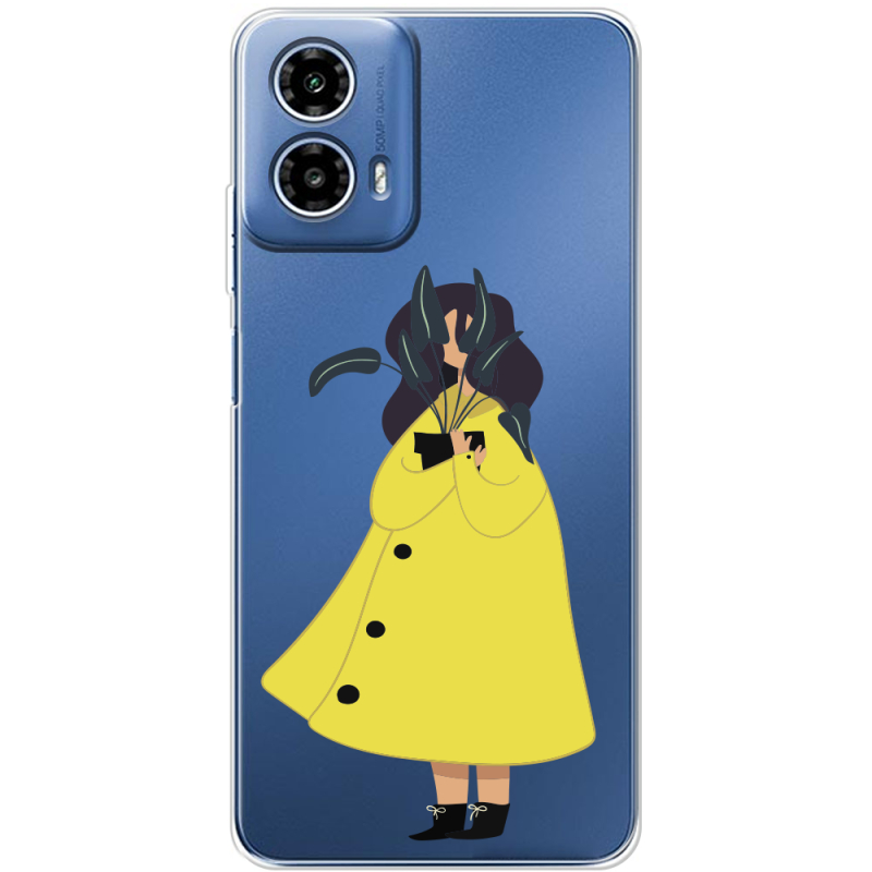 Прозорий чохол BoxFace Motorola Moto G35 Just a Girl