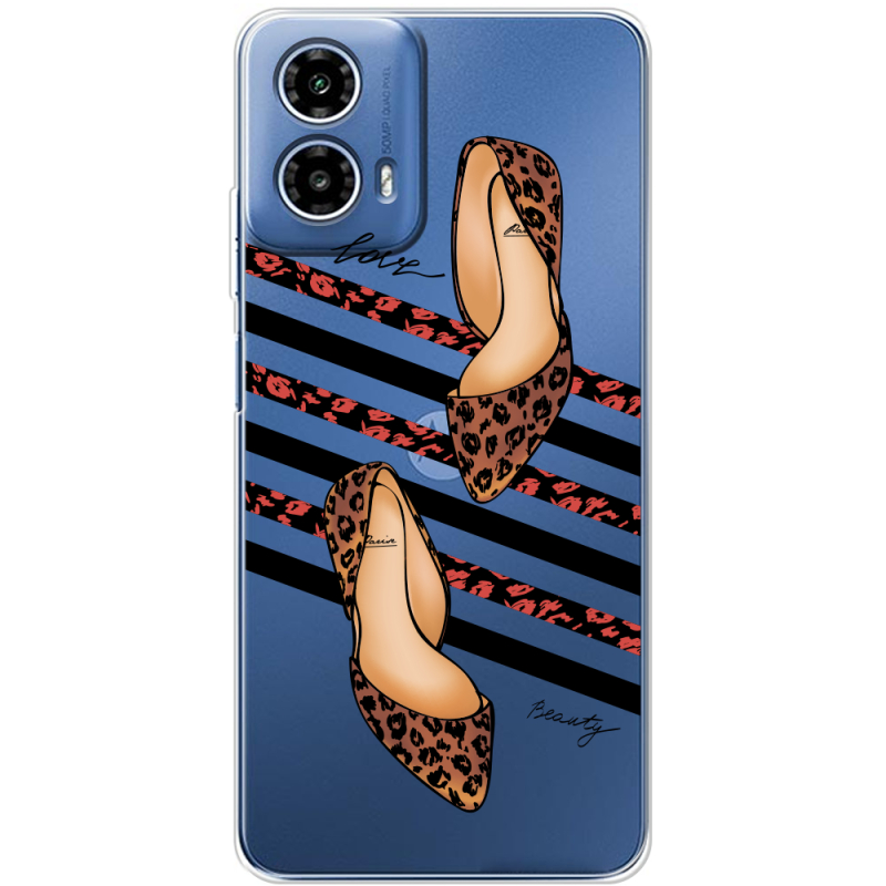 Прозорий чохол BoxFace Motorola Moto G35 Love Beauty