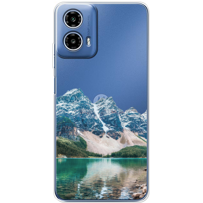 Прозорий чохол BoxFace Motorola Moto G35 Blue Mountain