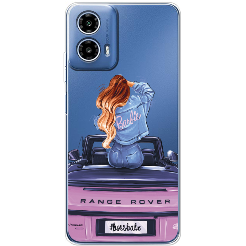 Прозорий чохол BoxFace Motorola Moto G35 Boss Babe