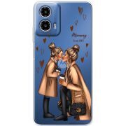 Прозорий чохол BoxFace Motorola Moto G35 Mommy Is My BFF
