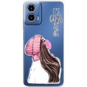 Прозорий чохол BoxFace Motorola Moto G35 It's Gonna Be OK