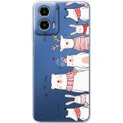 Прозорий чохол BoxFace Motorola Moto G35 The Friendly Beasts
