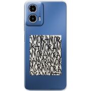 Прозорий чохол BoxFace Motorola Moto G35 Amor Amor