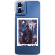 Прозорий чохол BoxFace Motorola Moto G35 Stranger Things