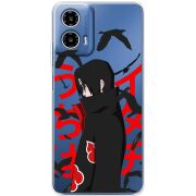 Прозорий чохол BoxFace Motorola Moto G35 Учиха Итачи