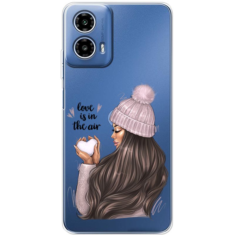 Прозорий чохол BoxFace Motorola Moto G35 love is in the air