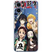 Прозорий чохол BoxFace Motorola Moto G35 Незуко та друзі