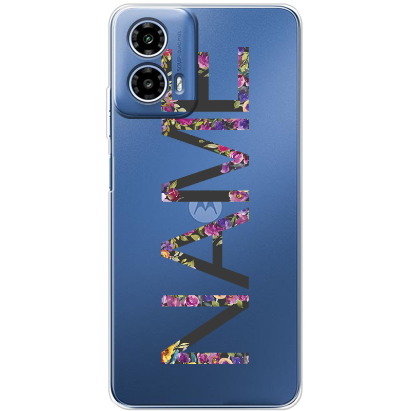 Прозорий чохол BoxFace Motorola Moto G35 Именной