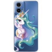 Чохол зі стразами Motorola Moto G35 Unicorn Queen
