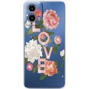 Чохол зі стразами Motorola Moto G35 Love