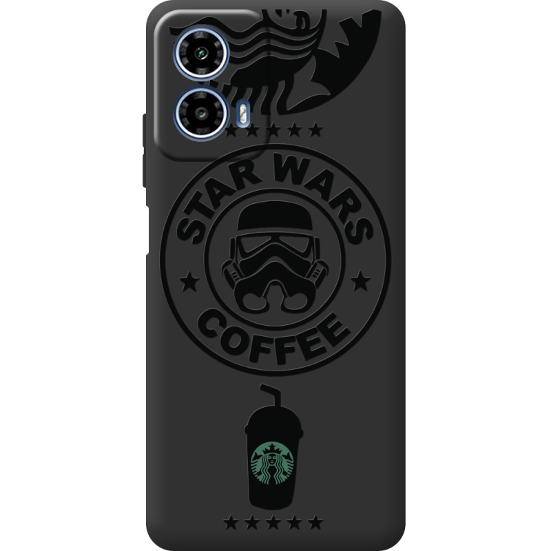 Чорний чохол BoxFace Motorola Moto G35 Dark Coffee