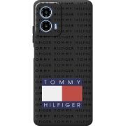 Чорний чохол BoxFace Motorola Moto G35 Tommy Print