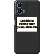 Чорний чохол BoxFace Motorola Moto G35 