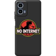 Чорний чохол BoxFace Motorola Moto G35 No Internet