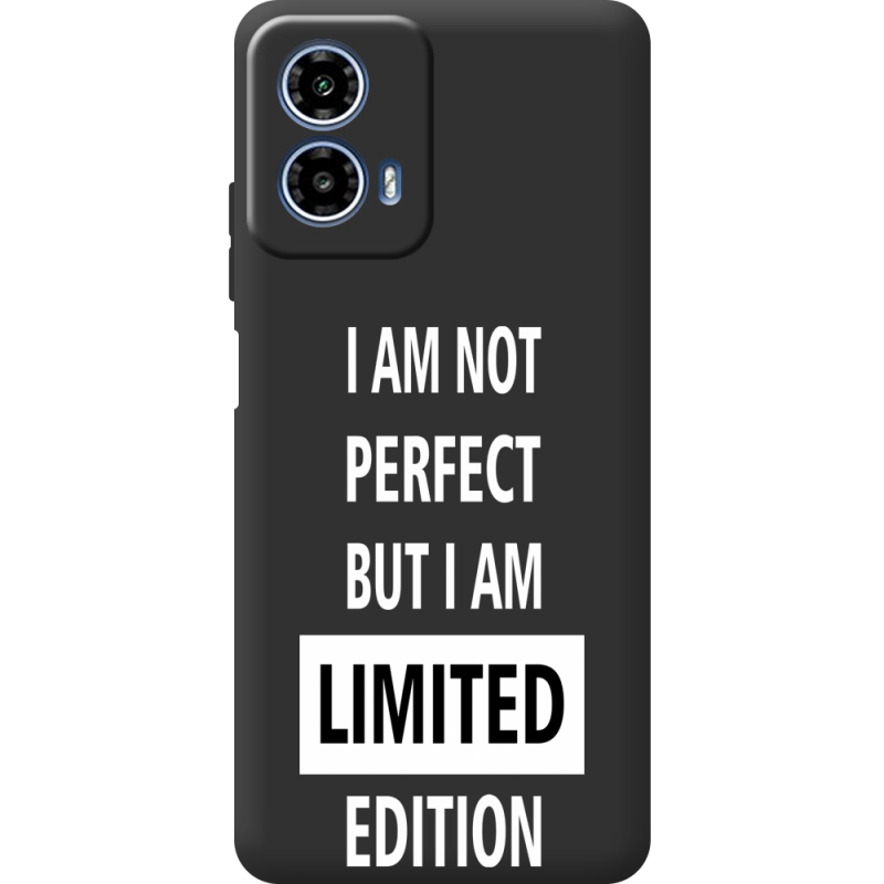 Чорний чохол BoxFace Motorola Moto G35 Limited Edition