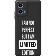 Чорний чохол BoxFace Motorola Moto G35 Limited Edition